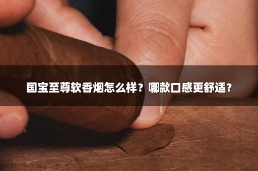 国宝至尊软香烟怎么样？哪款口感更舒适？